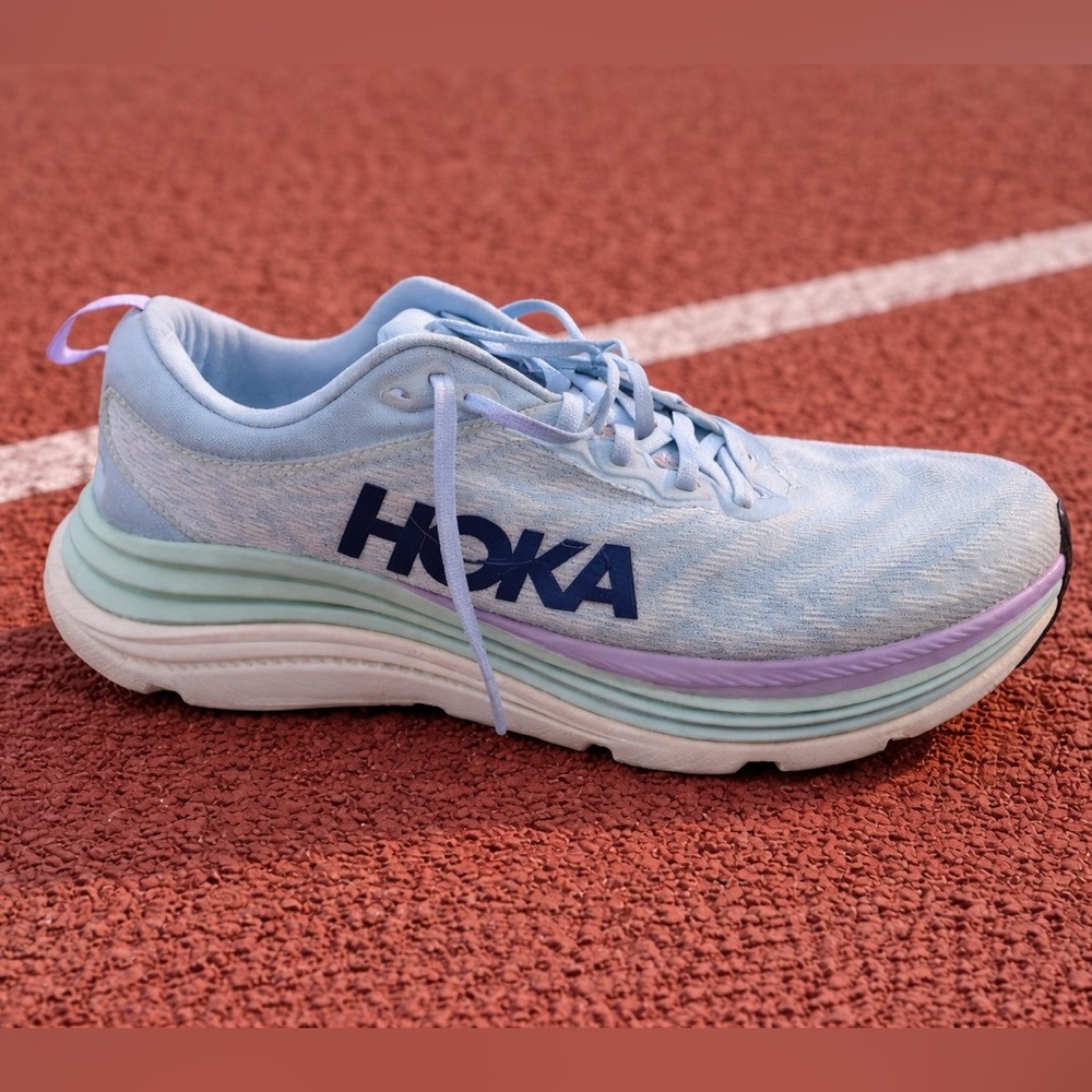 Hoka Gaviota 5 Women’s Size 11 Airy Blue/Sunlit Ocean NO INSOLES
